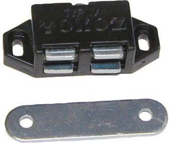 Magnetische druksluiting met uitwerper, bruin, 10 stuks