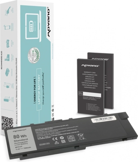 Movano-batterij voor Dell Precision 15 7510 en Precision 17 7710 (MFKVP) 7000 mAh / 80 Wh