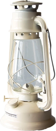 Petroleumlamp 30 cm wit