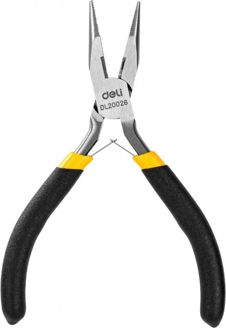 Naaldpunttang DELI 125 mm (geel)