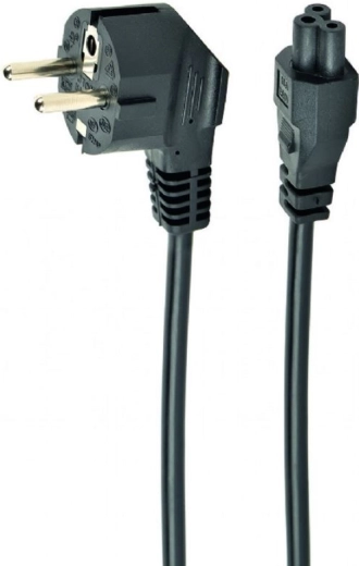 Voedingskabel C5-connector (klaverblad) 0,5 m met VDE-certificering