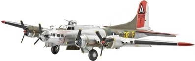 Plastic model van de B-17G Flying Fortress bommenwerper