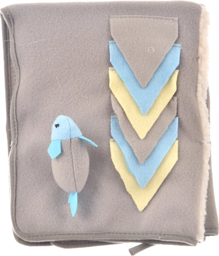 Kattenspeeltje – speelmat 25 × 15 cm