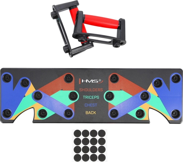 Multifunctionele push-up plank HMS PU10, rood