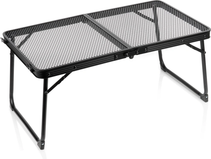 Vilde opvouwbare campingtafel zwart 70 × 40 × 31,5 cm