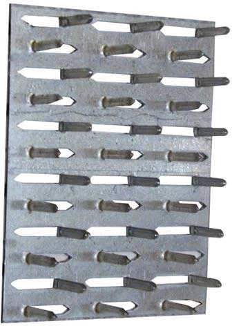 Stangplaat 160 × 132 mm, galvanisch beschermd
