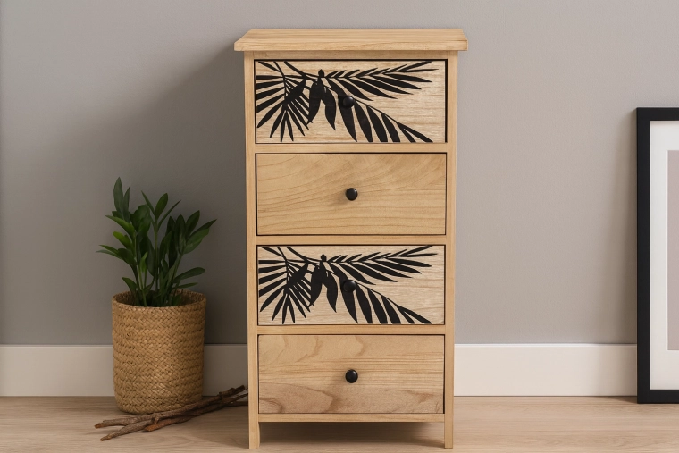 Commode met 4 laden Zofia 40 × 29 × 73 cm