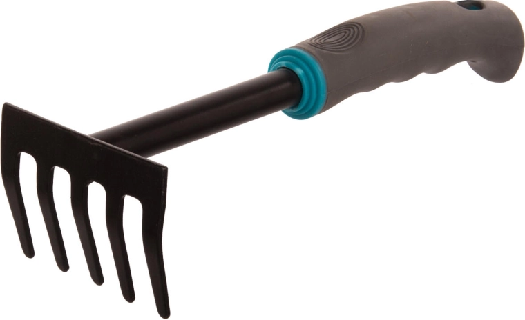 Handhark met steel, 5 tanden, 28,5 cm