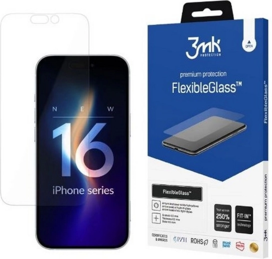 Hybride beschermfolie FlexibleGlass voor iPhone 16