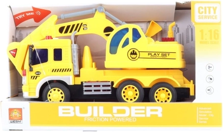 Graaflaadmachine op batterijen met geluids- en lichteffecten