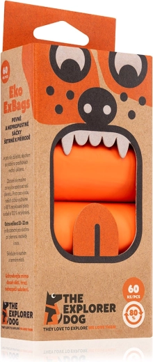 Explorer Dog ecologische zakjes voor hondenpoep 60 stuks