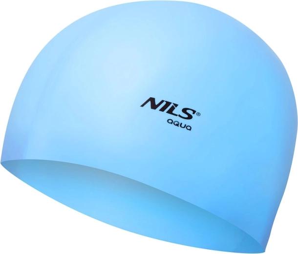 Siliconen badmuts NILS Aqua lichtblauw
