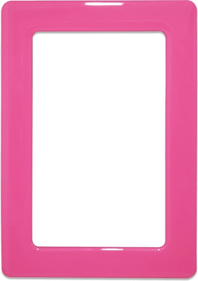Magnetisch zelfklevend frame roze 12,3x8,1 cm