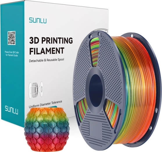 Sunlu PLA transparant regenboogfilament voor 3D-printen