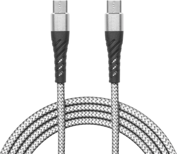 Datakabel USB-C naar USB-C, wit, 2 m
