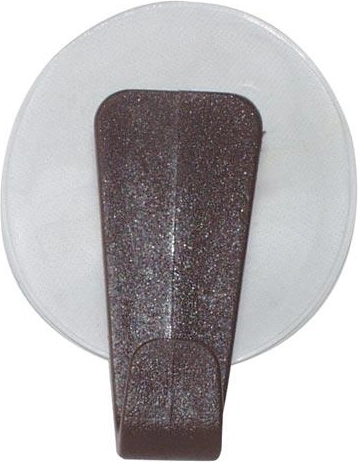 Haak met zuignap – wit kunststof universeel