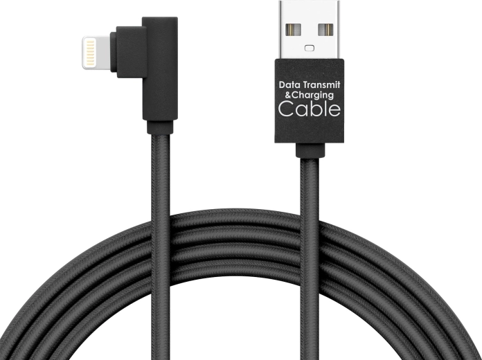 Lightning-datakabel 2 m zwart