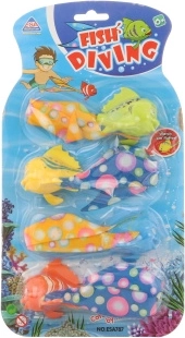 Duikvisjes voor in het water – set van 4