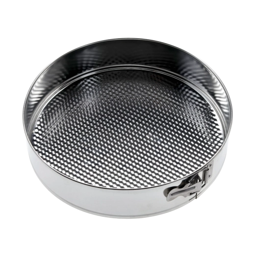 Taartvorm met geprofileerde bodem 21 cm, verzinkt staal