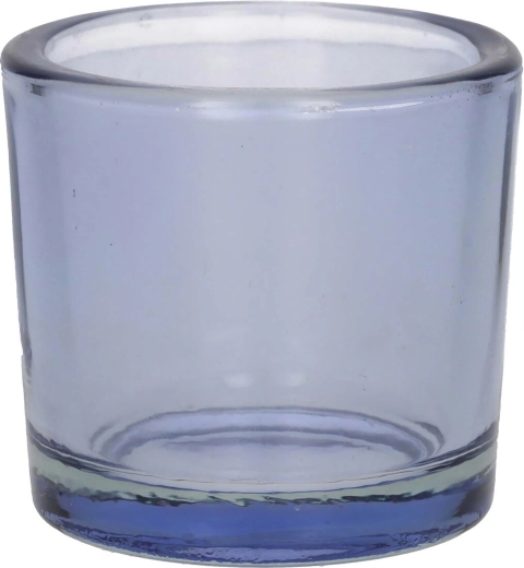 Theelichthouder Espen, 6,5 × 6 cm, lila transparant