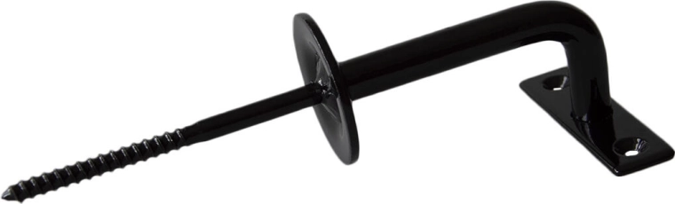 Houder voor trapleuning en balustrade Klasik zwart