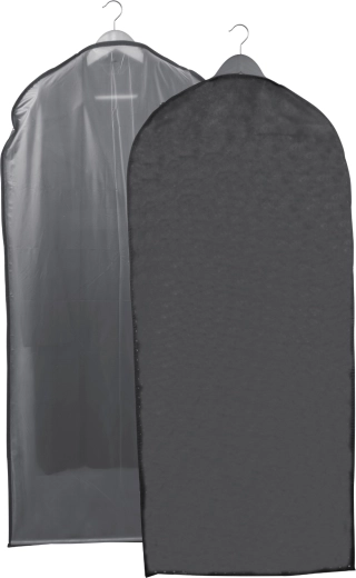 Grijze kledinghoes GREY 60 × 135 cm