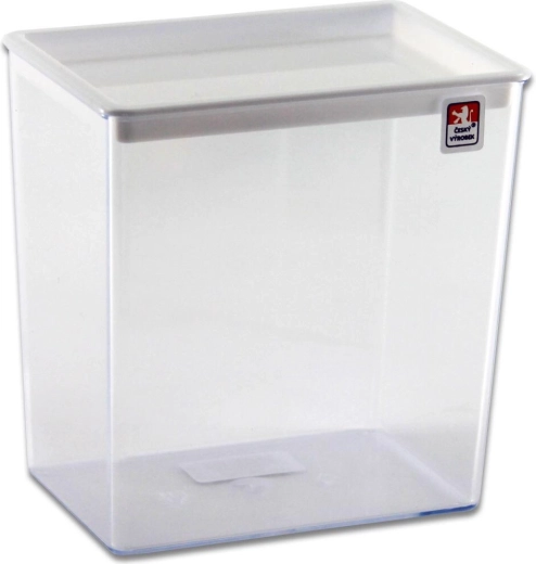 Voorraadbus voor droge levensmiddelen 1 l – hoge rechthoekige, mix kleuren
