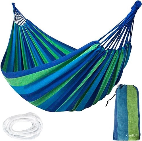 Tuin hangmat voor twee zonder stokken 240 × 150 cm, draagvermogen 150 kg