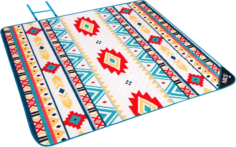 Picknickkleed NILS Camp Aztec, waterdicht, opvouwbaar met handvat