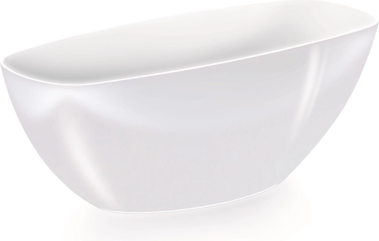 Coubi orchideeschaal 36 cm wit