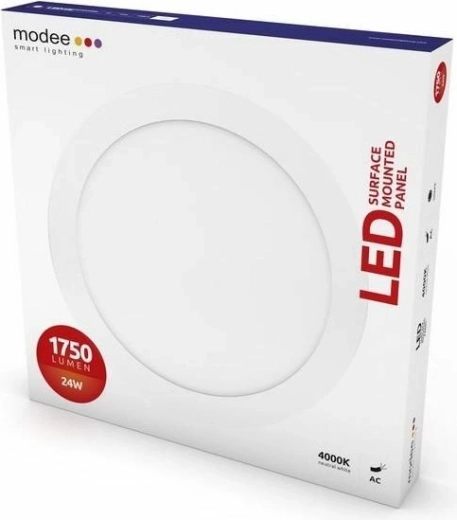 Modee LED-paneel rond 24 W neutraal wit