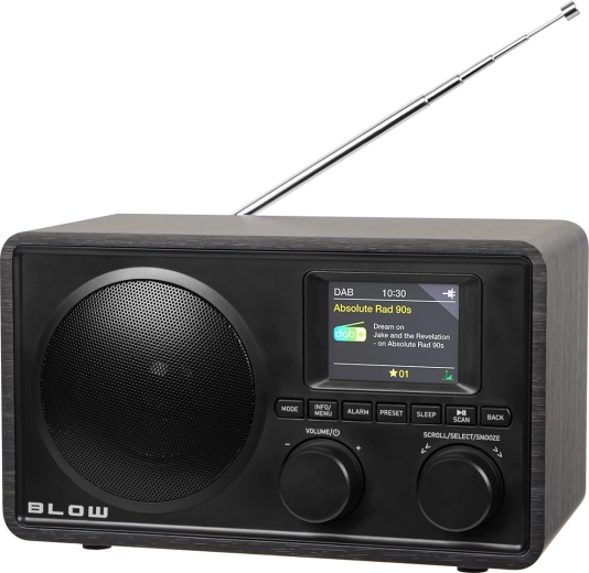 Keuken digitaal radio DAB+/FM met Bluetooth en kleurendisplay