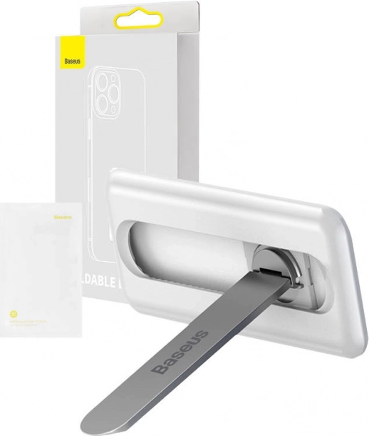 Baseus opvouwbare telefoonhouder wit