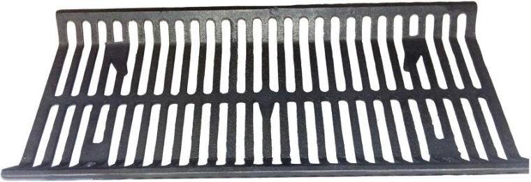 Gietijzeren korfrooster voor haarden en grills 222 × 483 mm