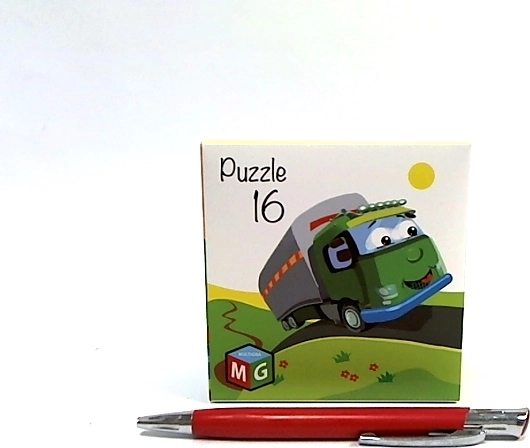 Puzzel met vrachtwagen, 16 stukjes