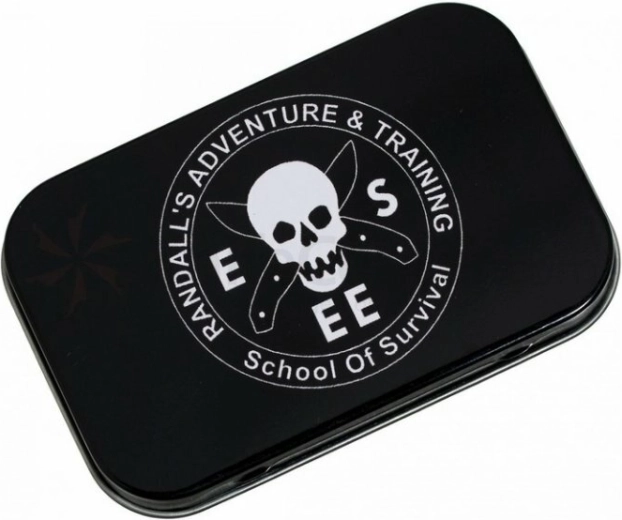 ESEE zakformaat metalen overlevingsdoosje 9,5 × 5,5 × 2 cm