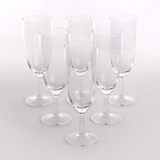 Ballon set van 6 champagneglazen 150 ml