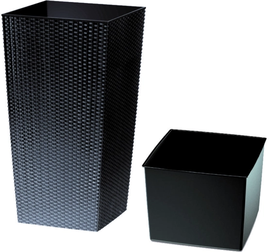 Bloembak Rato Square antraciet