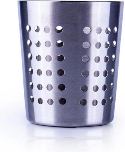 Stapbare roestvrijstalen bestekhouder 11,5 × 13,5 cm