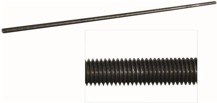 Draadeind M20 DIN 975, sterkteklasse 4.8, 1 m