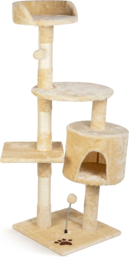 Kattenkrabpaal met ligplek 116 cm