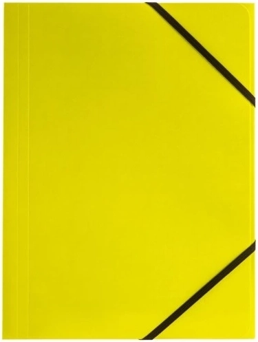 Map met elastiek A4 350g limoen