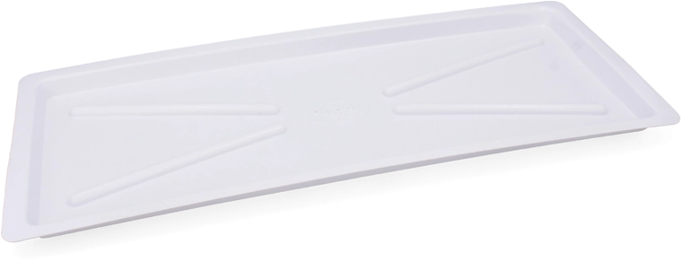 Lekbakmat voor afdruiprek 80 cm wit