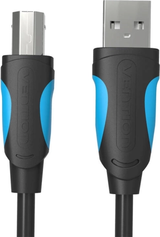 USB 2.0 printerkabel USB-A naar USB-B Vention VAS-A16-B200 2 m zwart