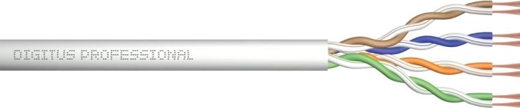 Installatiekabel CAT.5e U/UTP Eca grijs 305m
