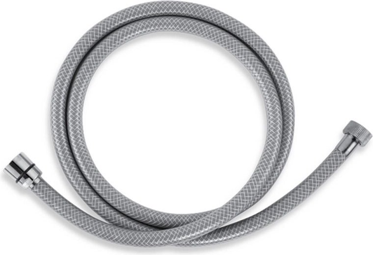 Doucheslang 150 cm van PVC, grijs