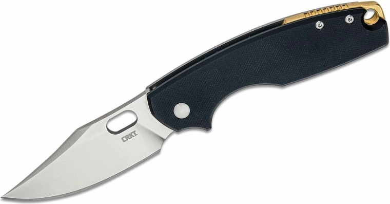 CRKT Pilar IV Black zakmes 7,9 cm, zwart, G10