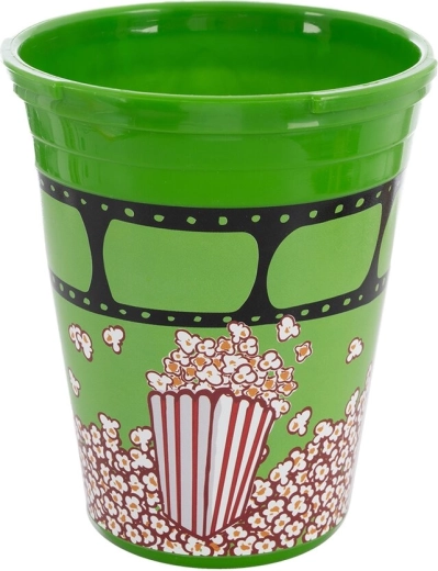 Plastic snackbeker Snack 0,55 l groen - 1 stuk
