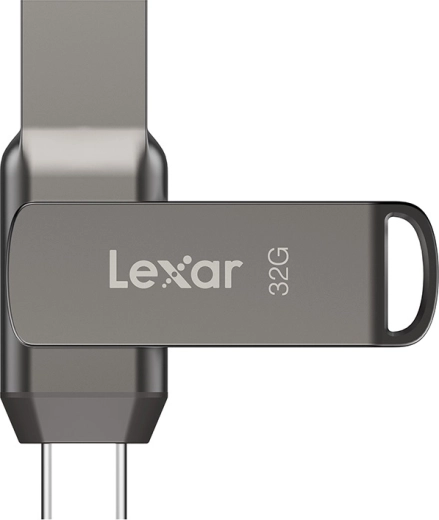 Lexar JumpDrive Dual Drive D400 USB 3.1 32 GB (USB-C + USB-A) - 1 stuk