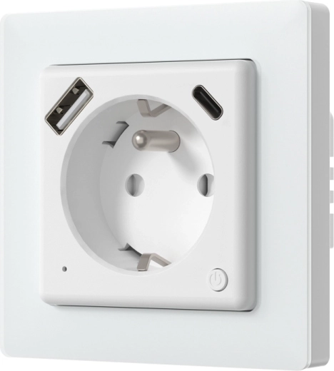 Avatto slimme wandcontactdoos met Wi‑Fi en USB‑C